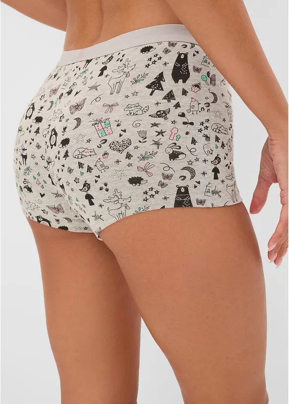 Boxer da donna in misto cotone morbido (pacco da 4), bonprix