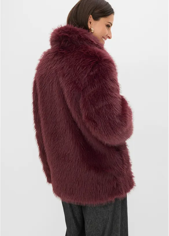 Giacca in ecopelliccia foderata, bonprix