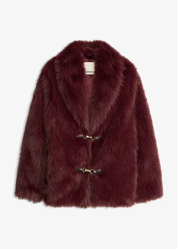 Giacca in ecopelliccia foderata, bonprix