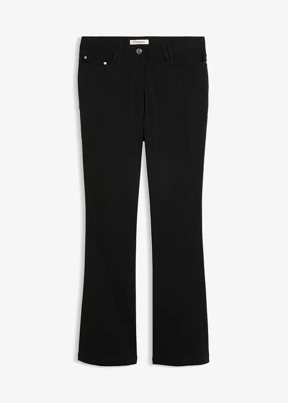 Pantaloni in misto viscosa elasticizzato, bonprix