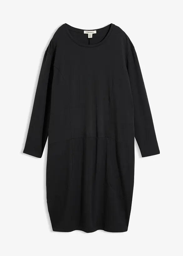 Abito in jersey dalla linea a uovo, bonprix