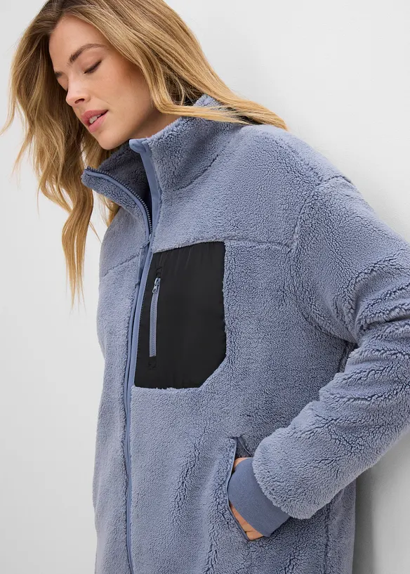 Giacca in pile teddy, bonprix
