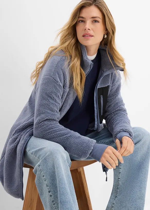 Giacca in pile teddy, bonprix
