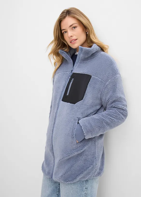 Giacca in pile teddy, bonprix