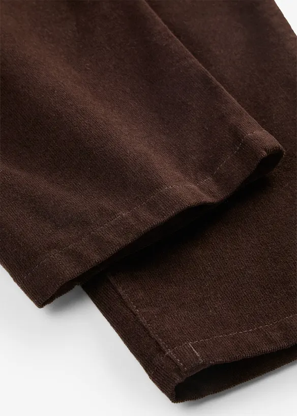 Pantaloni in velluto a coste di misto cotone, bonprix