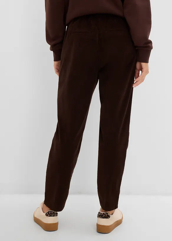 Pantaloni in velluto a coste di misto cotone, bonprix