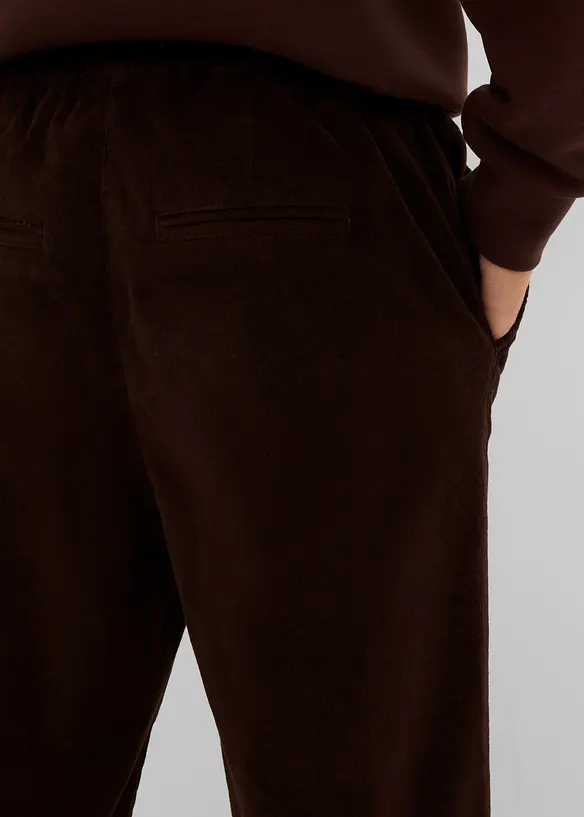 Pantaloni in velluto a coste di misto cotone, bonprix