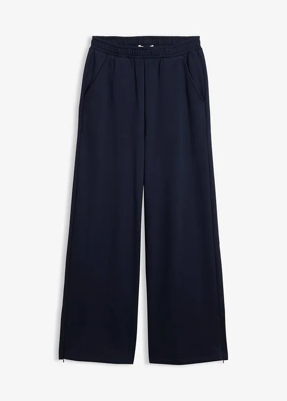 Pantaloni in felpa di misto cotone, bonprix