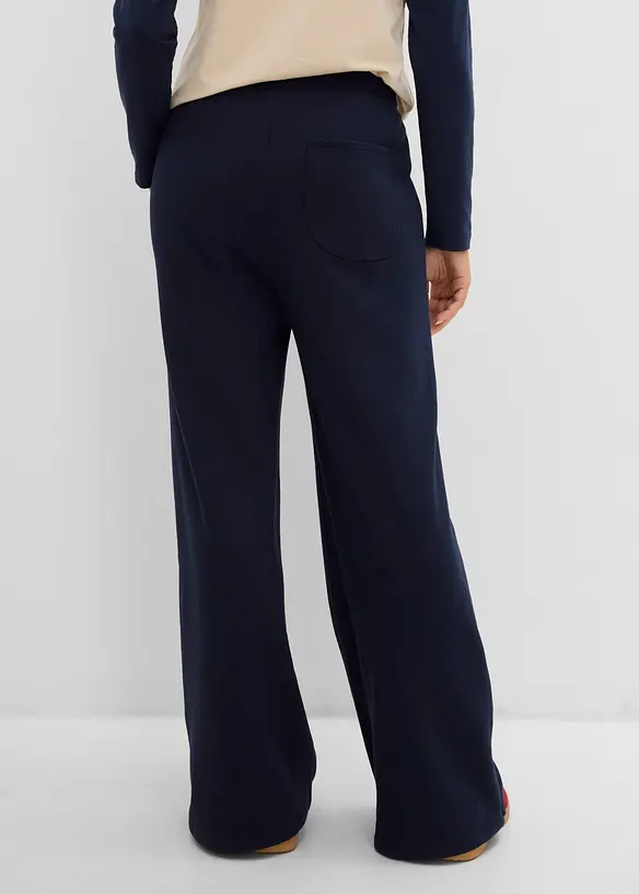 Pantaloni in felpa di misto cotone, bonprix