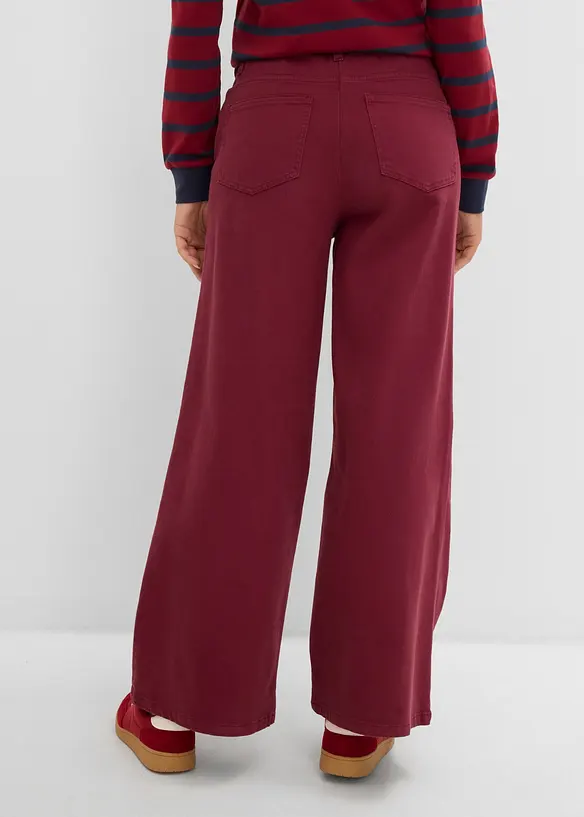Pantaloni in twill di misto cotone, bonprix
