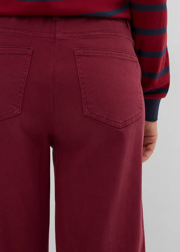 Pantaloni in twill di misto cotone, bonprix