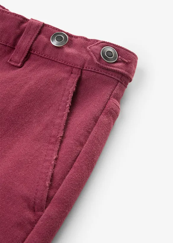 Pantaloni in twill di misto cotone, bonprix