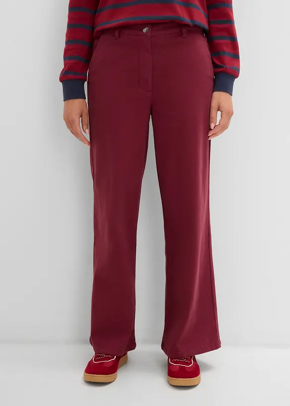 Pantaloni in twill di misto cotone, bonprix