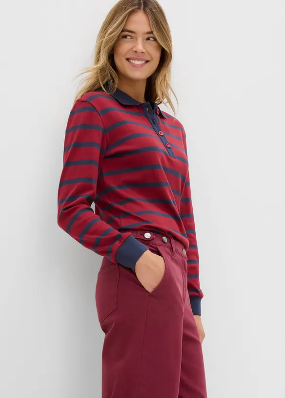 Pantaloni in twill di misto cotone, bonprix