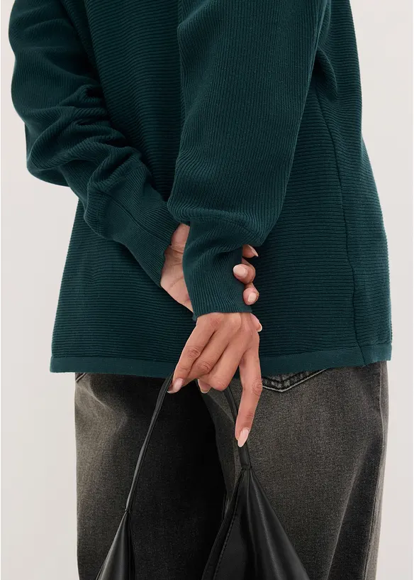 Maglione oversize con maniche a pipistrello, bonprix