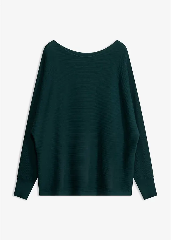 Maglione oversize con maniche a pipistrello, bonprix