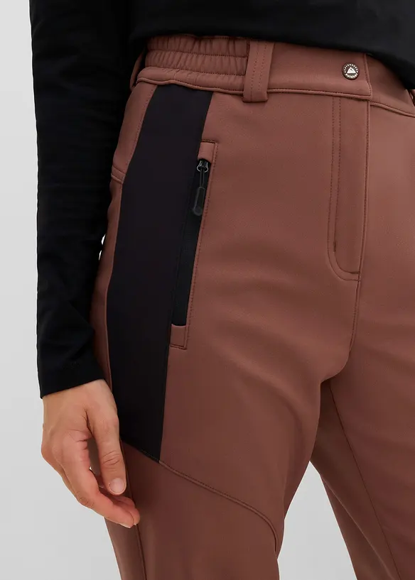 Pantaloni in softshell idrorepellenti, bonprix