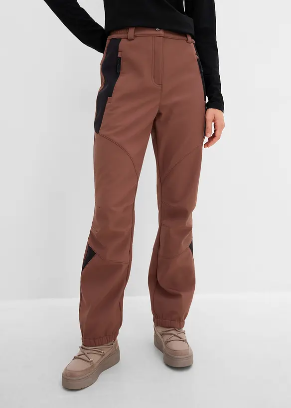 Pantaloni in softshell idrorepellenti, bonprix