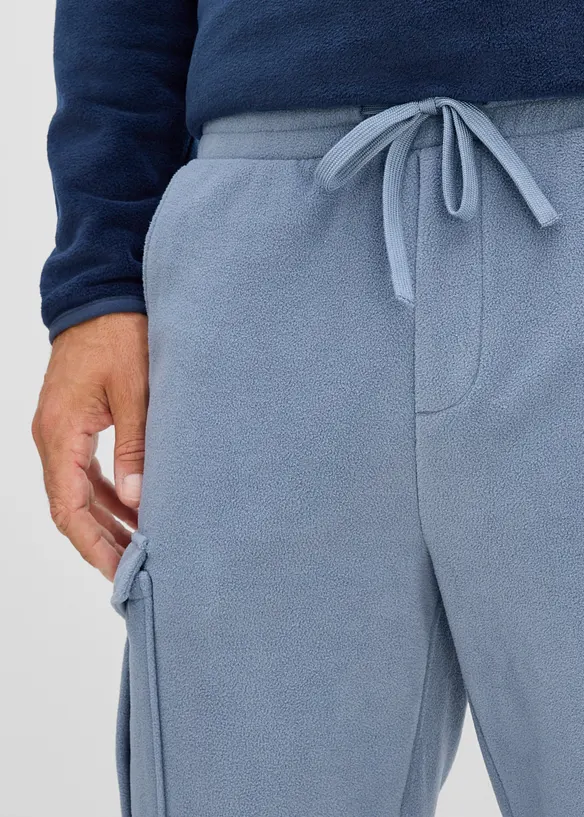 Pantaloni cargo in pile, regular fit, bonprix