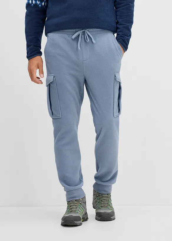 Pantaloni cargo in pile, regular fit, bonprix