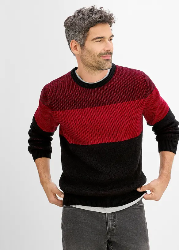 Maglione regular fit in filato fine, bonprix