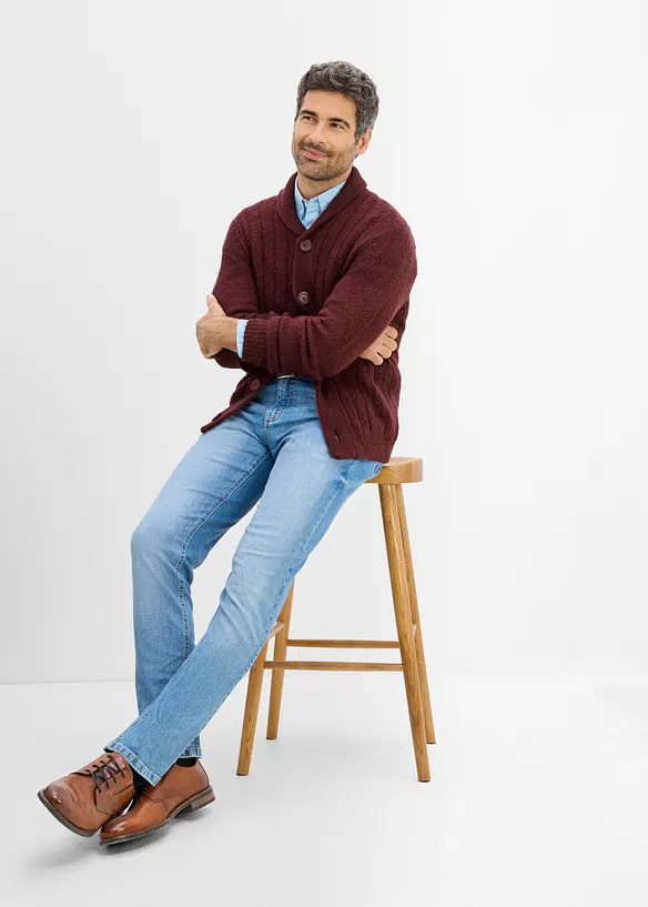 Cardigan a coste, bonprix