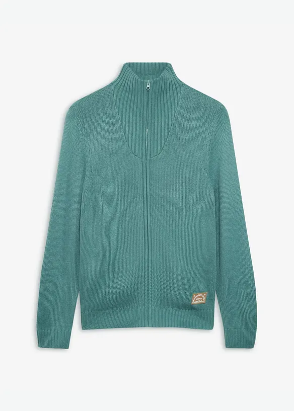 Cardigan in filato grosso con colletto dritto, bonprix