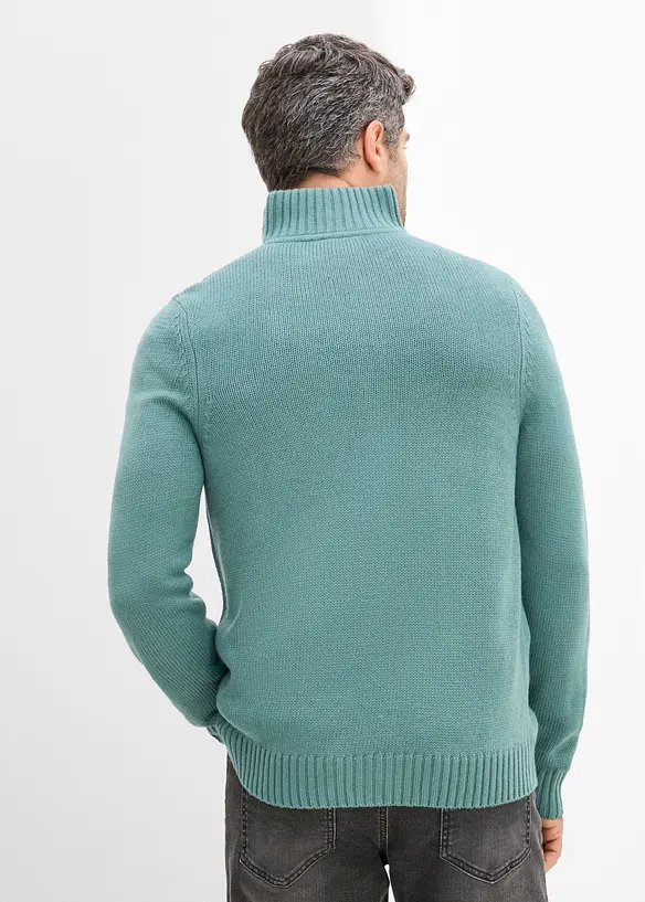 Cardigan in filato grosso con colletto dritto, bonprix