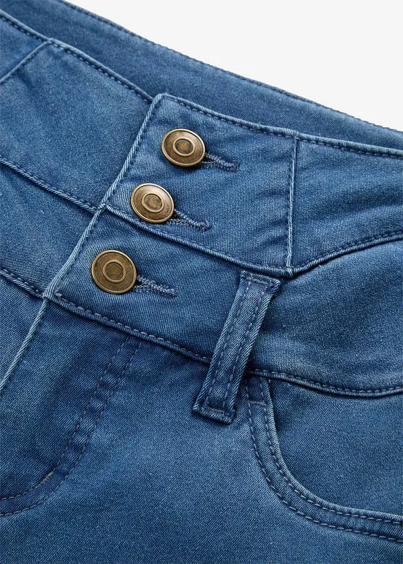 Jeans termici modellanti skinny, vita alta, bonprix