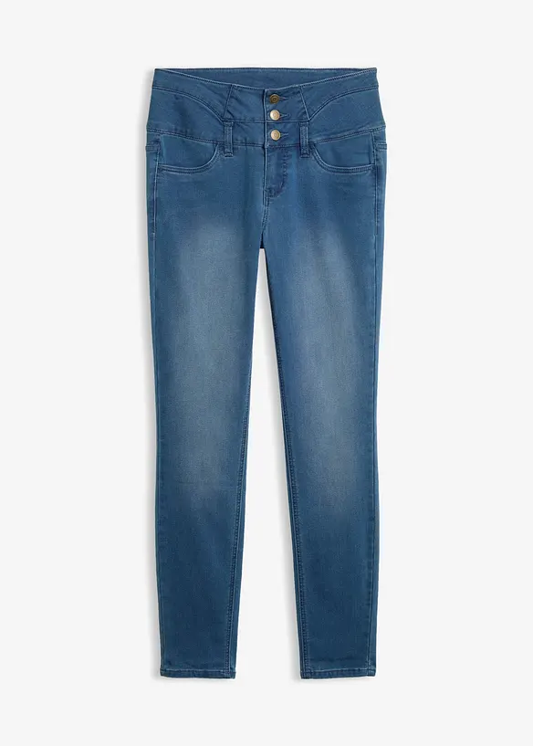 Jeans termici modellanti skinny, vita alta, bonprix