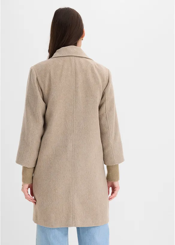 Cappotto corto in simil lana, bonprix