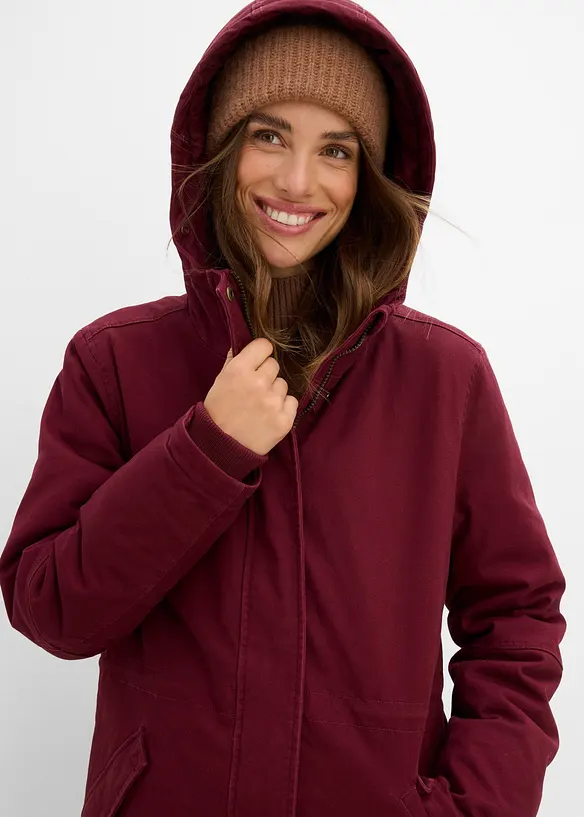 Parka lungo imbottito, bonprix