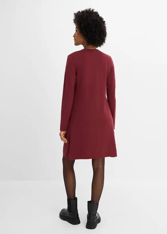 Abito in maglia svasato, bonprix