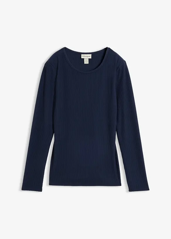 Maglia termica a coste, bonprix