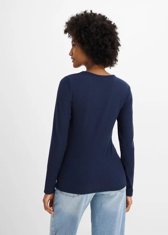 Maglia termica a coste, bonprix