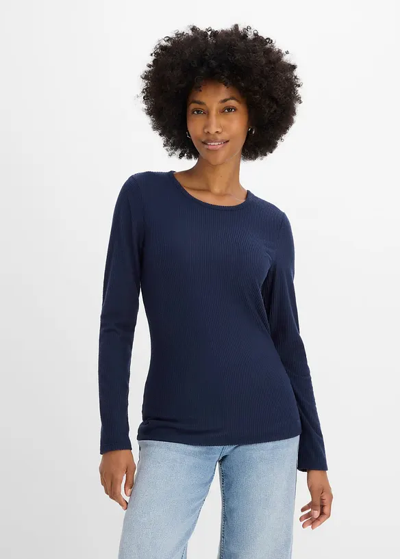 Maglia termica a coste, bonprix