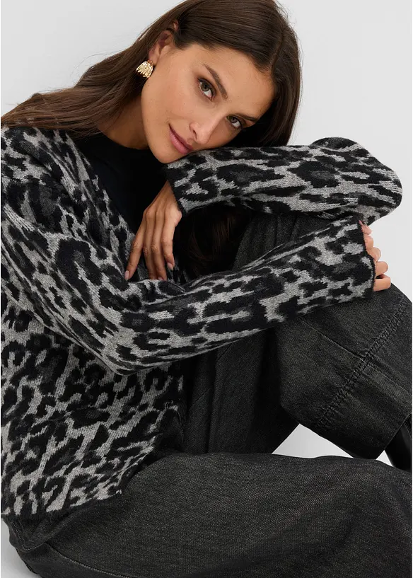 Cardigan con scollo a V, bonprix