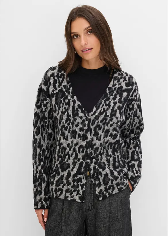 Cardigan con scollo a V, bonprix