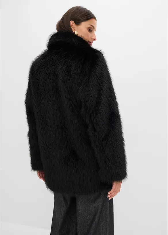 Giacca oversize in ecopelliccia, bonprix