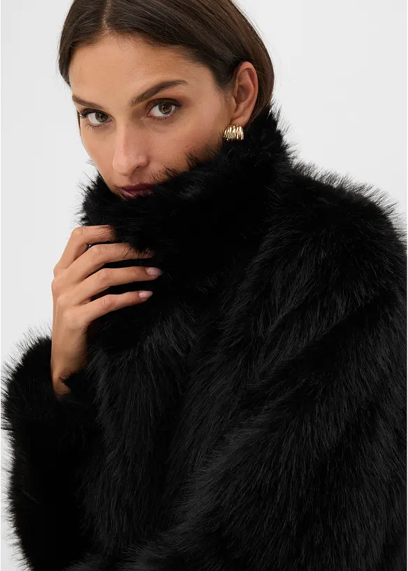 Giacca oversize in ecopelliccia, bonprix