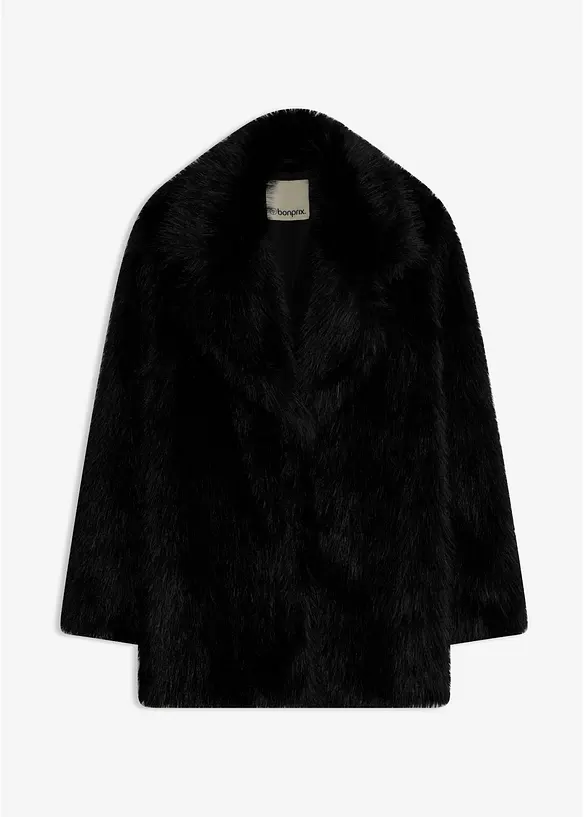 Giacca oversize in ecopelliccia, bonprix