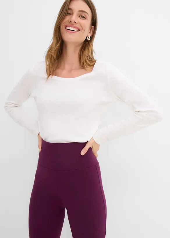 Leggings a vita alta (pacco da 2), bonprix