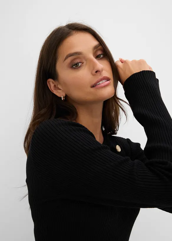 Maglione in filato fine misto viscosa, bonprix