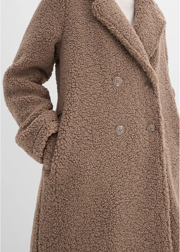 Cappotto effetto teddy, bonprix