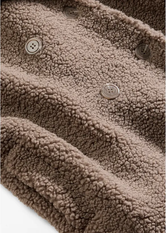 Cappotto effetto teddy, bonprix