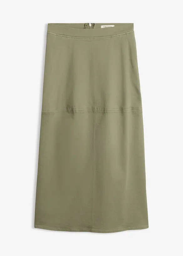 Gonna in twill con tasche, bonprix
