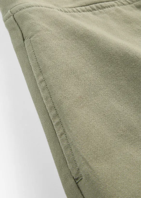 Gonna in twill con tasche, bonprix