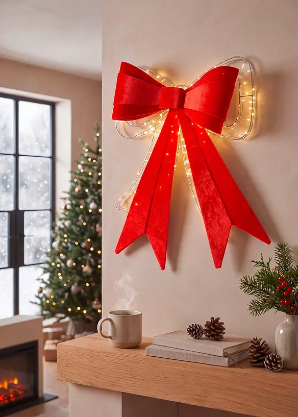 Decorazione LED a forma di fiocco, bonprix