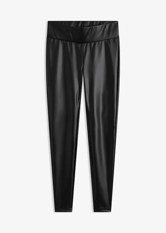 Leggings in similpelle rivestiti, bonprix