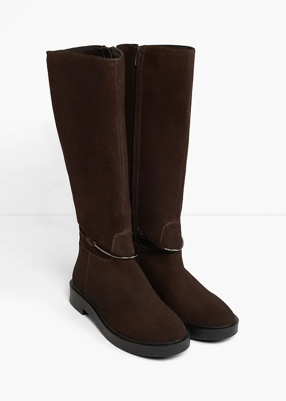 Stivali in pelle, bonprix